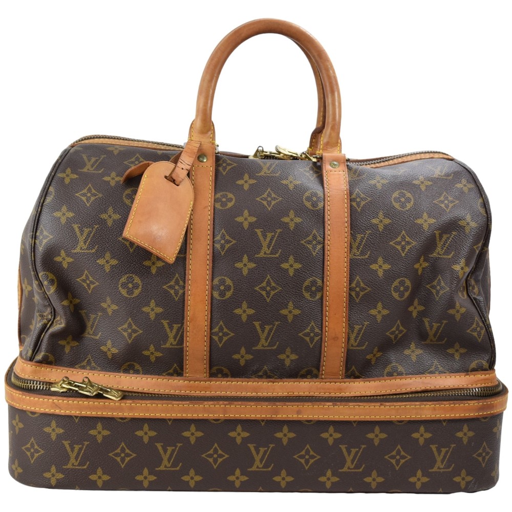 Louis Vuitton Sack Sports Handbag Boston Bag Monogram